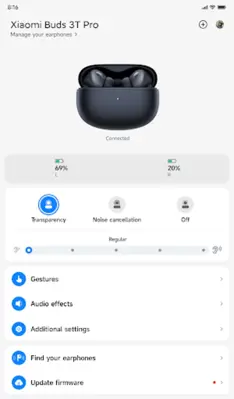 Xiaomi Earbuds android App screenshot 3