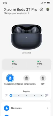 Xiaomi Earbuds android App screenshot 5